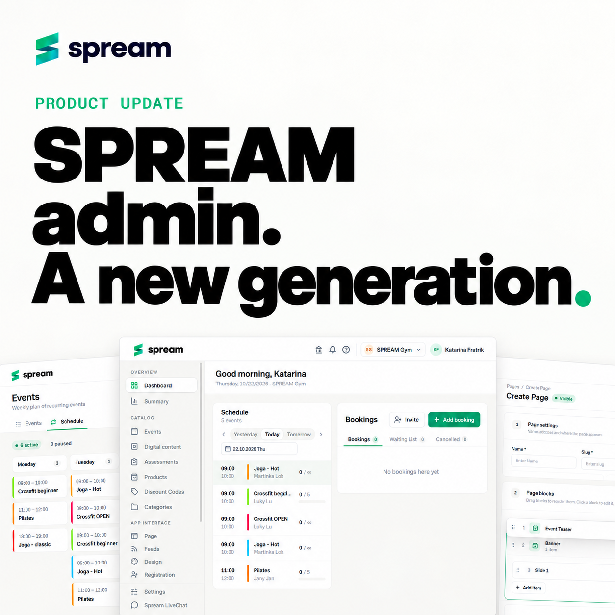 SPREAM Admin_ Nová generácia